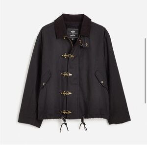 NWT Madewell x Alpha Industries Waxed
Cotton Car Coat